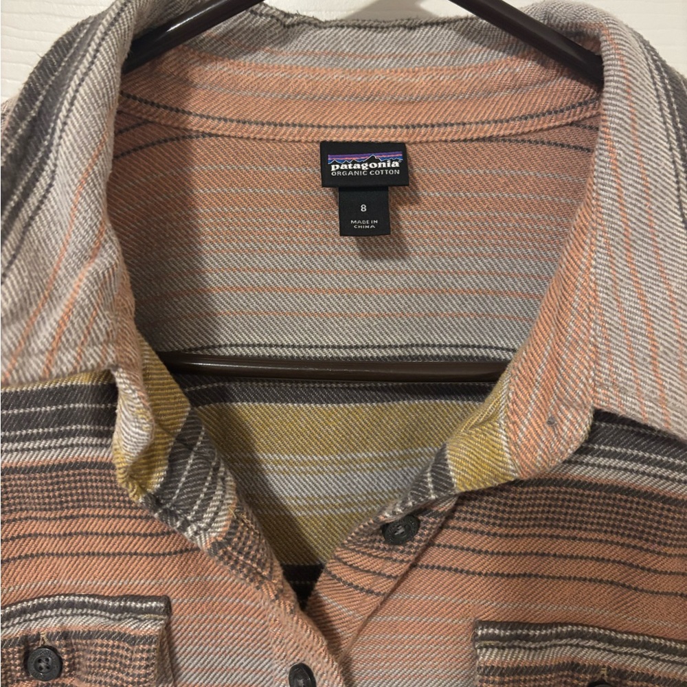 Patagonia Multicolor Striped Casual  button shirt organic cotton - Picture 2 of 4